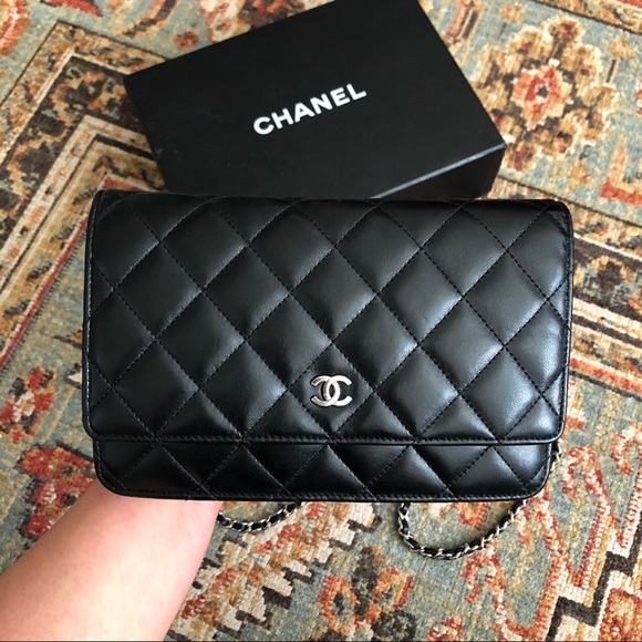 SOLD***Chanel Classic WOC Wallet on Chain Flap Bag - Picture 4 of 12